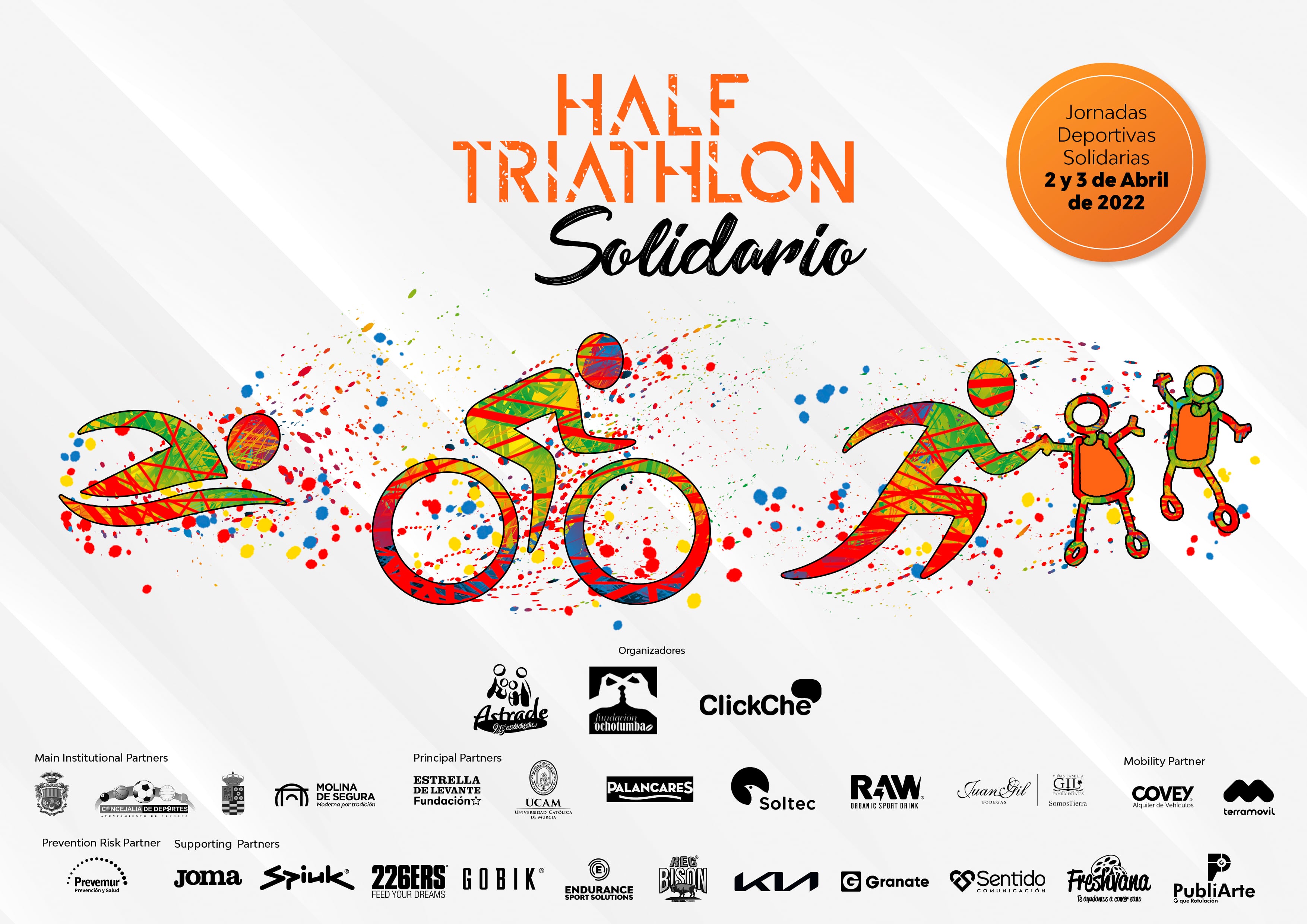 Cartel del Triatlón solidario