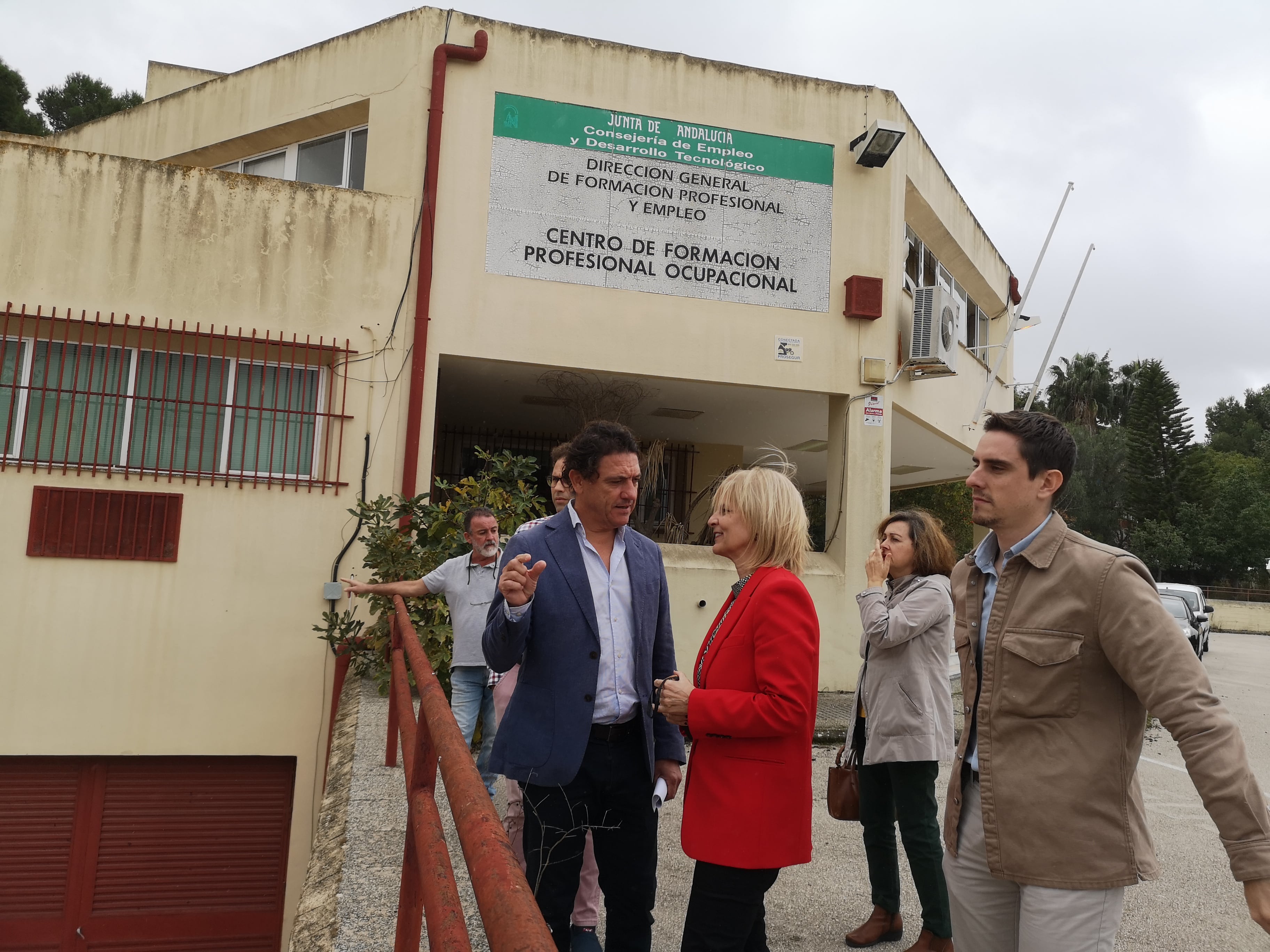 Integrantes del PP de Jerez en su visita al Centro FPO San Juan de Dios / Partido Popular de Jerez