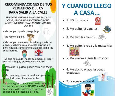 Este ese el documento elaborado por el departamento de pediatría del centro de salud de Peñafiel.