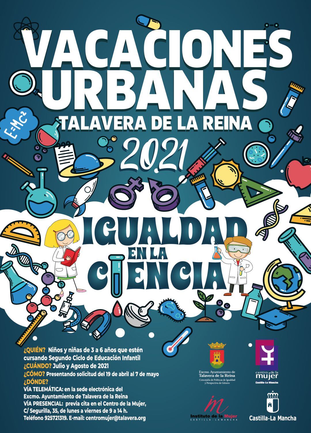 Cartel Vacaciones Urbanas 2021