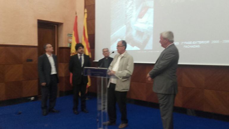 Mario Garcés en un acto en la Delegación del Gobierno en Aragón