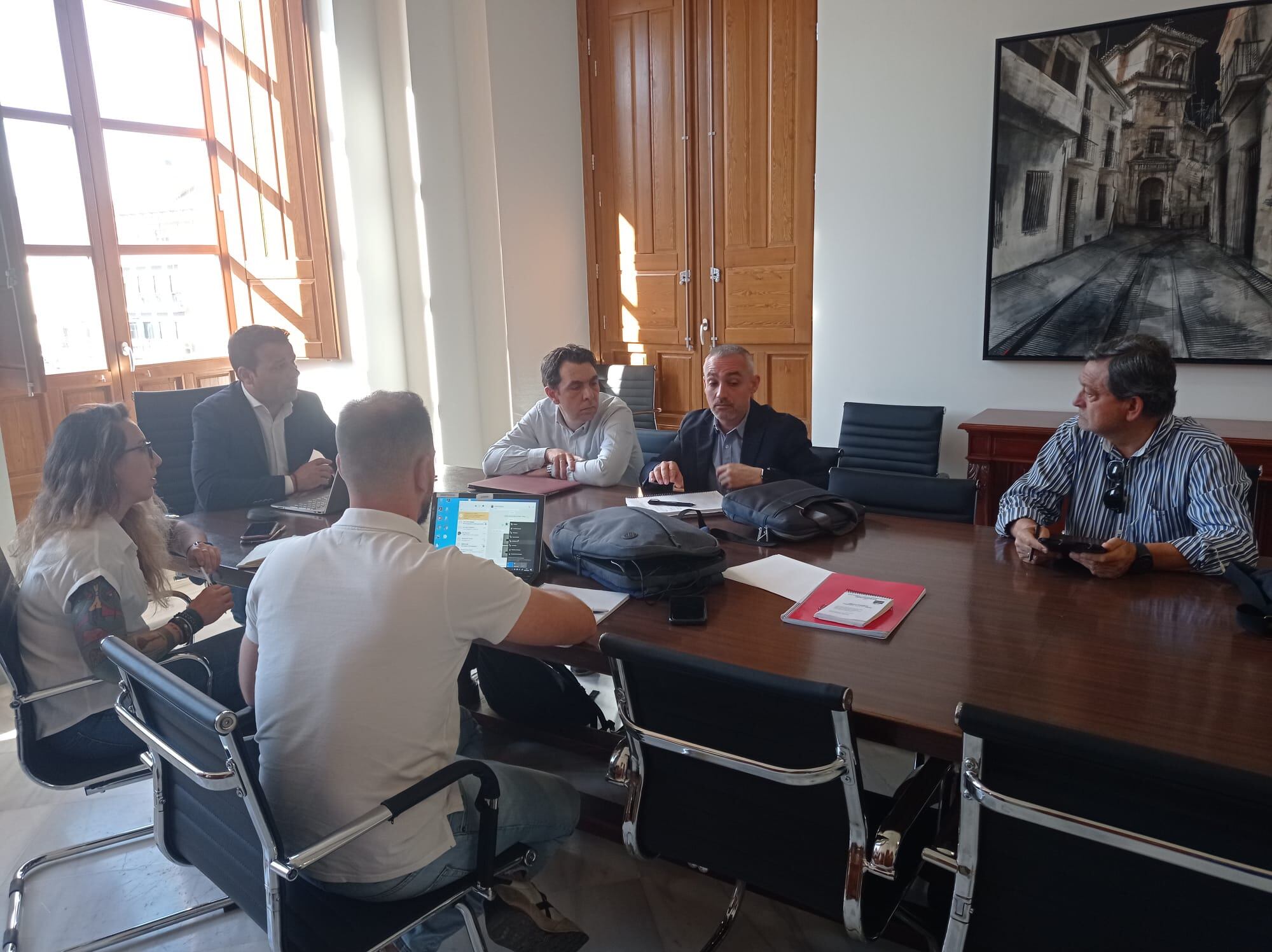 Reunión de coordinación del Proyecto " MOVILI" en Linares.