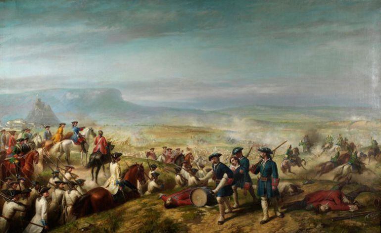 &#039;La batalla de Almansa&#039;, Ricardo Balaca (1862)