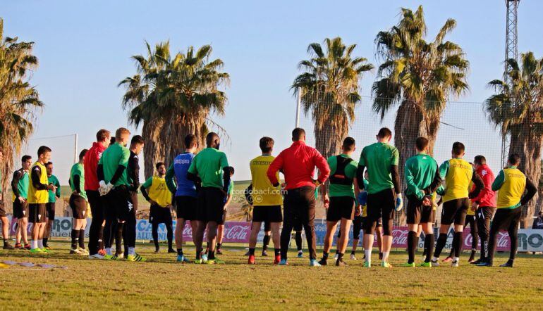 Entrenamiento del primer equipo del Córdoba