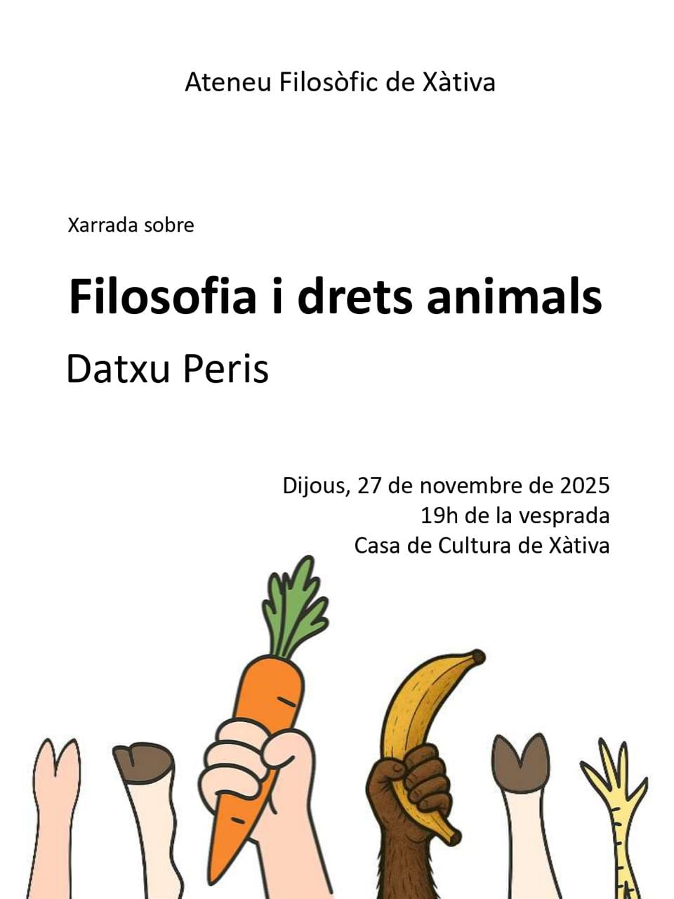 Cartel de la conferencia