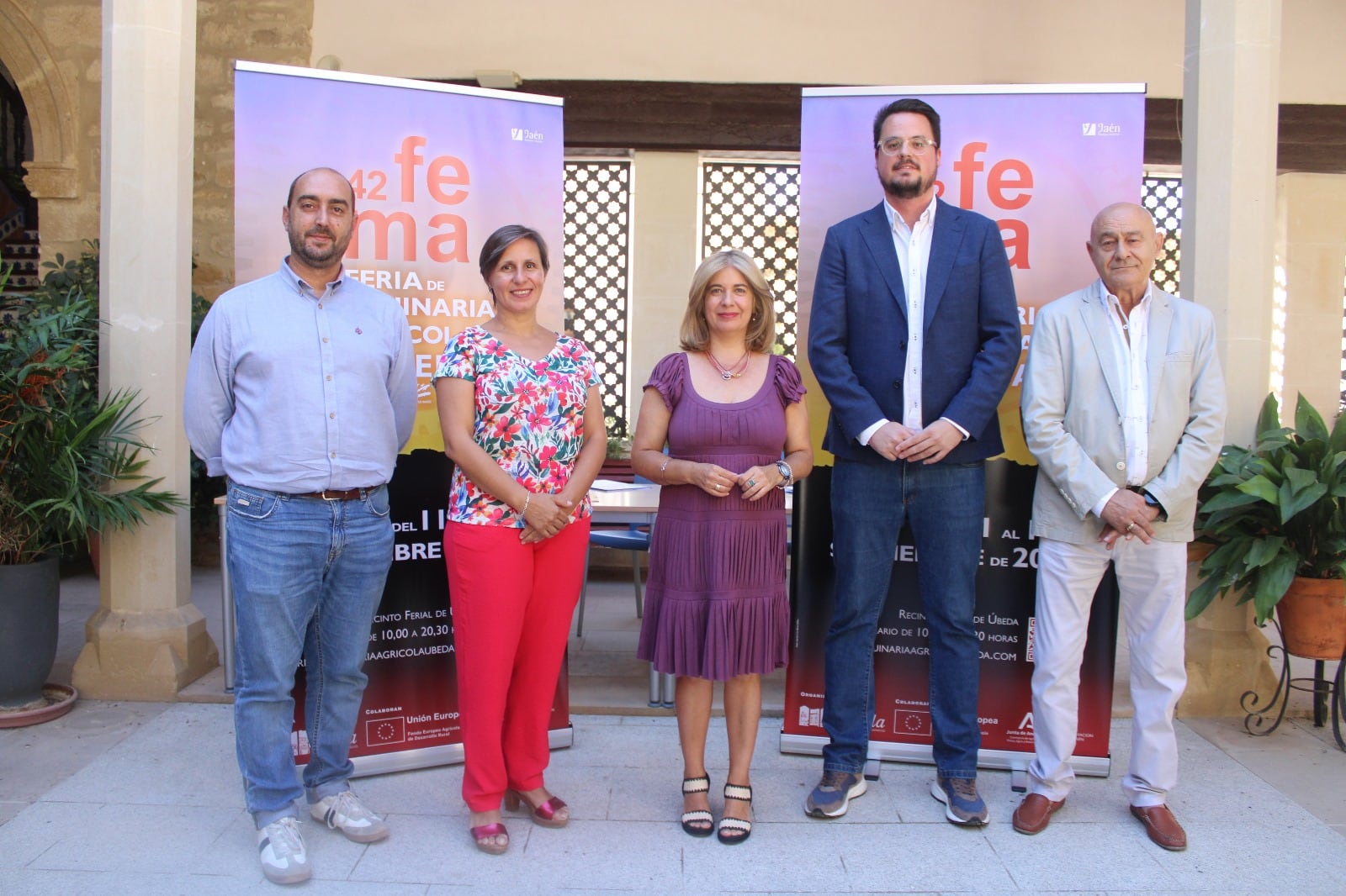 Acto de presentación de Feria de Maquinaria Agrícola de Úbeda