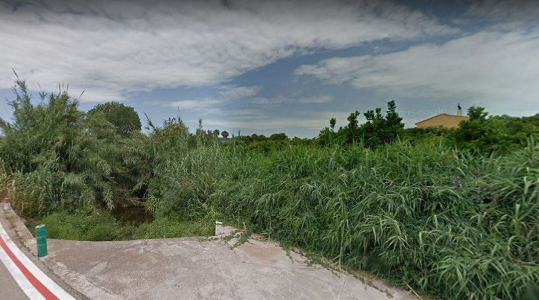 Barranc de Sant Nicolau en la zona de La Casona