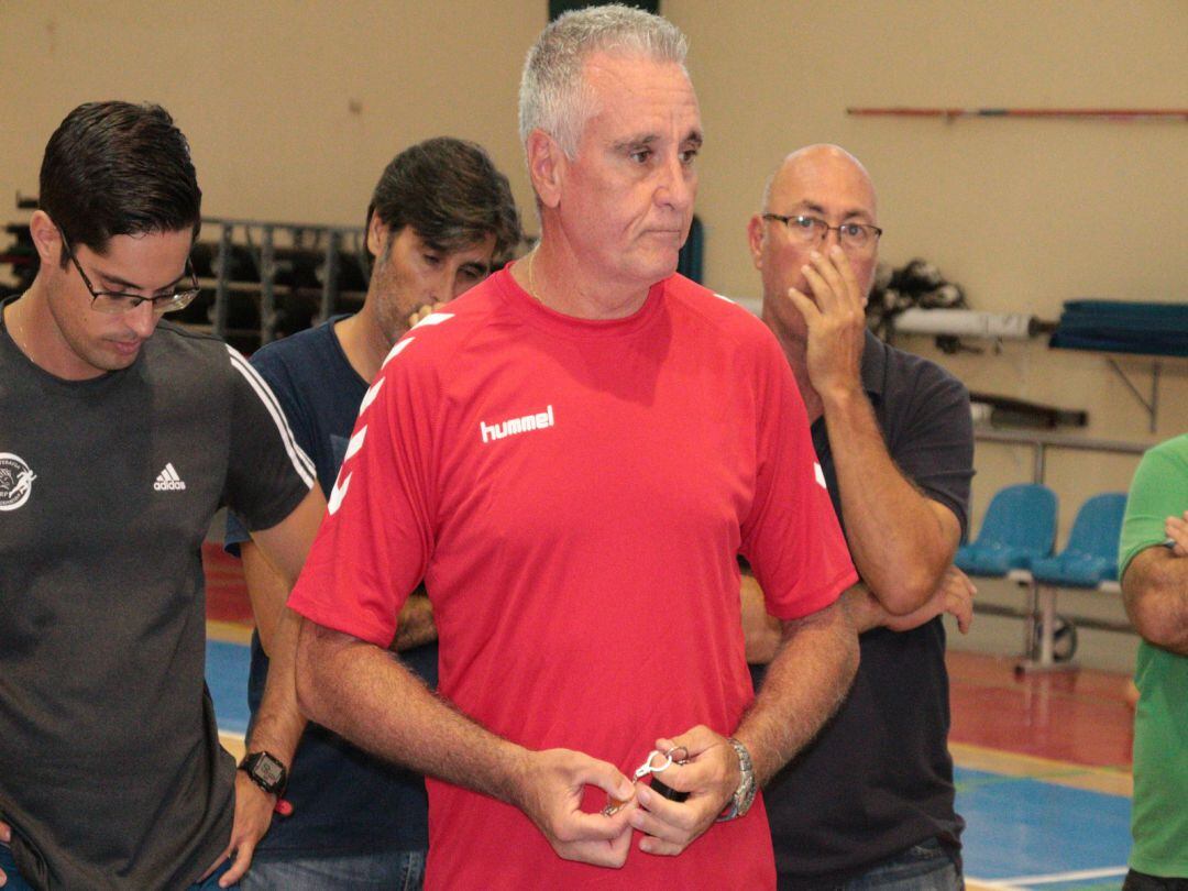 Jesús Casanova en uno de los partidos de la temporada 2019-2020.