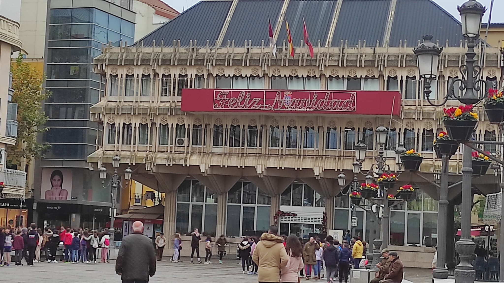 Fachada del Ayuntamiento de Ciudad Real en la Plaza Mayor