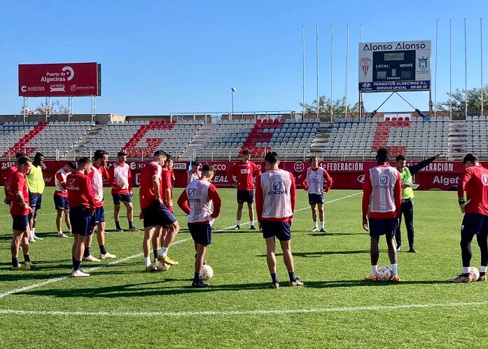 Un entreno del Algeciras