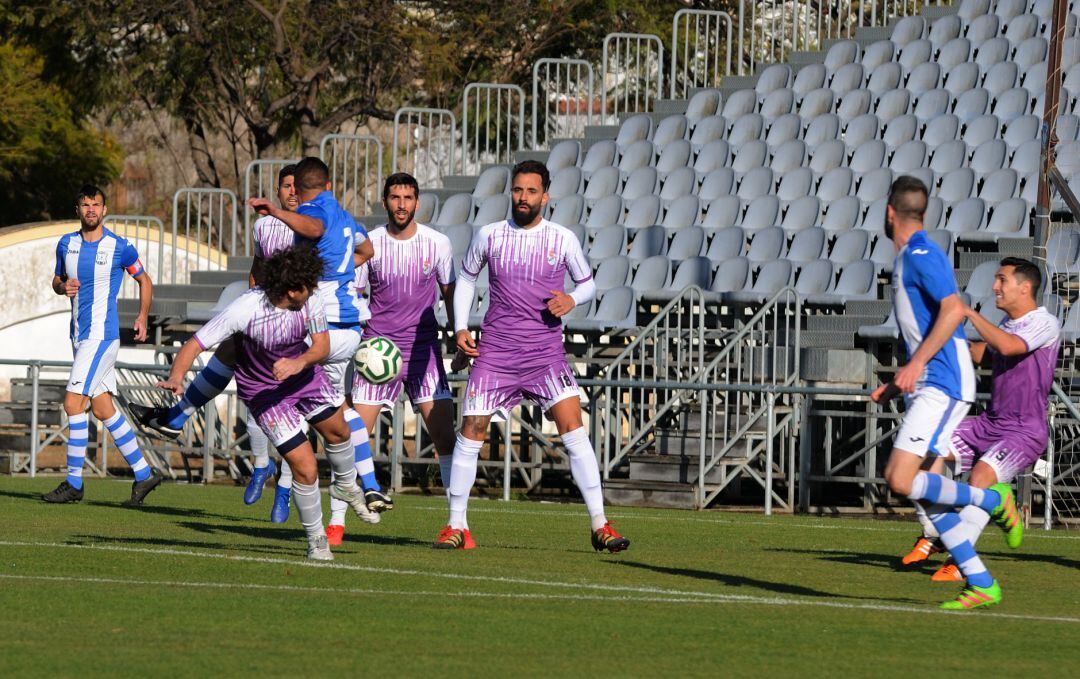 Imagen del partido disputado en La Juventud este domingo 