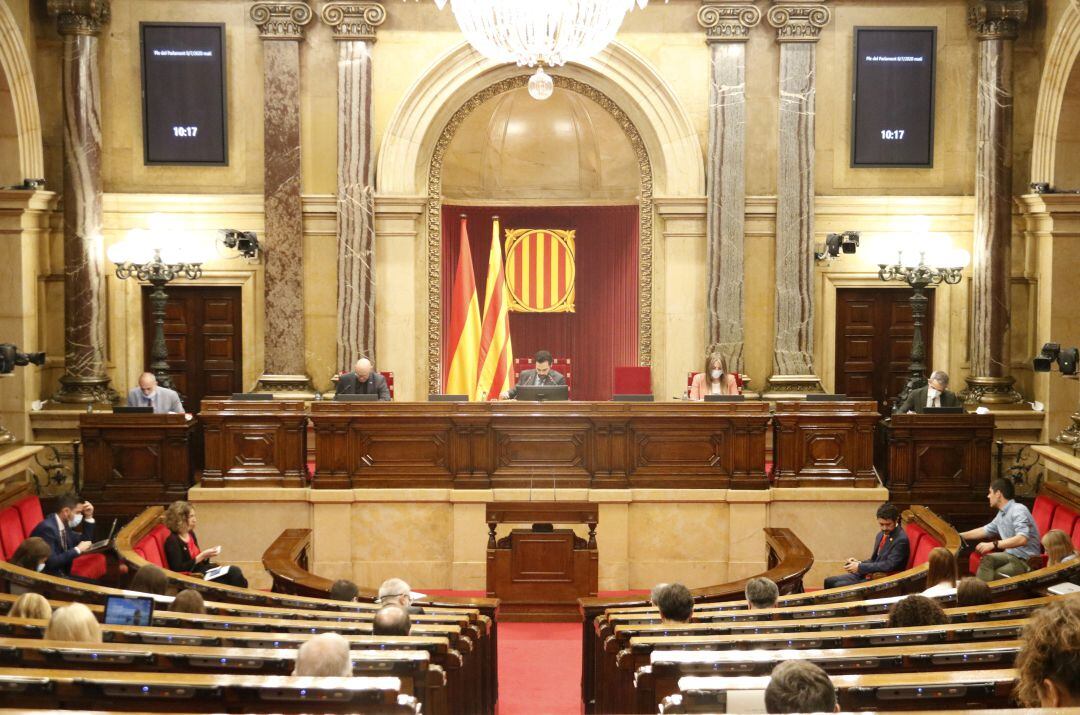 Hemicicle del Parlament el darrer 8 de juliol