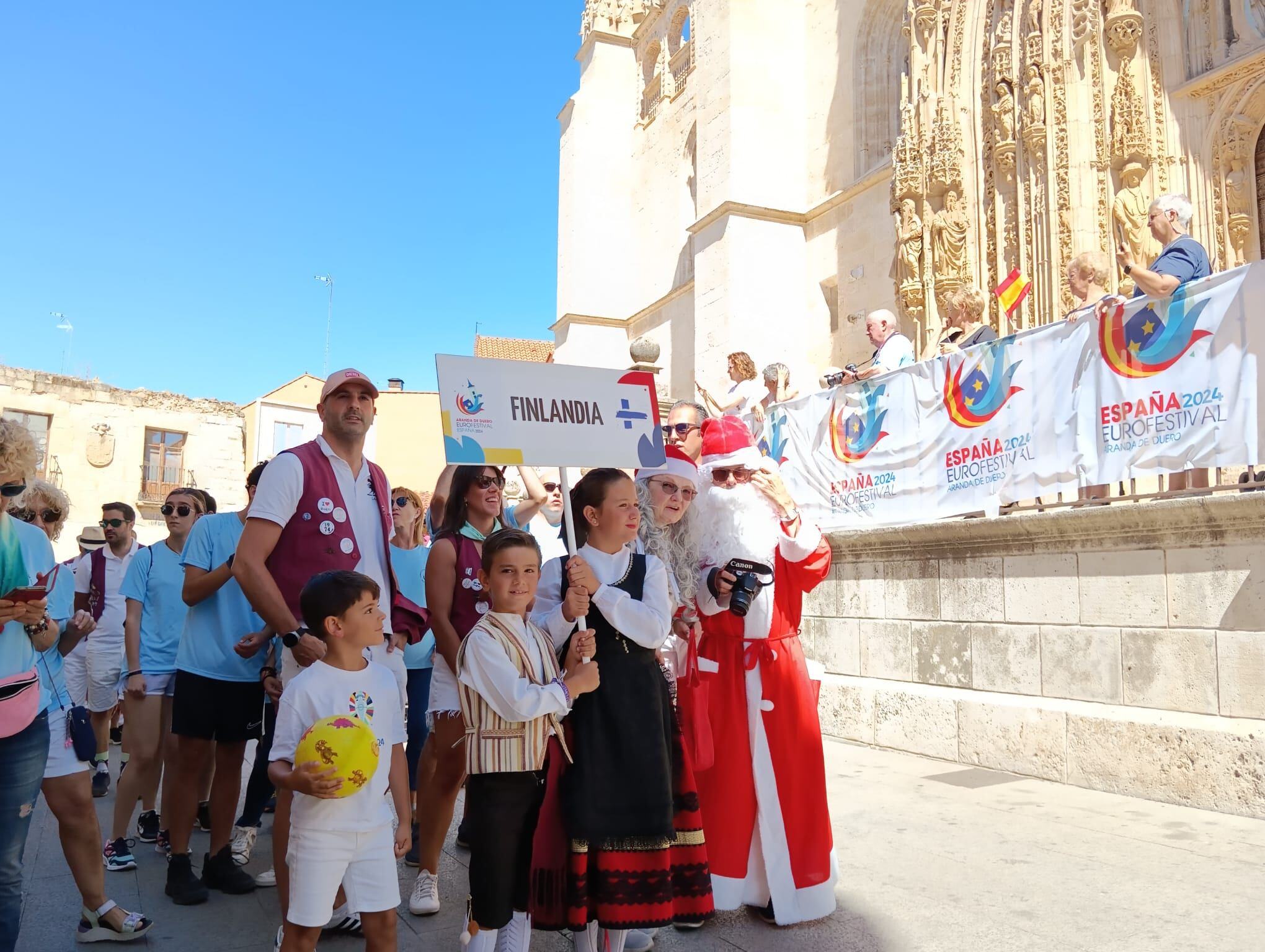 Desfile del Eurofest 2024 en Aranda de Duero