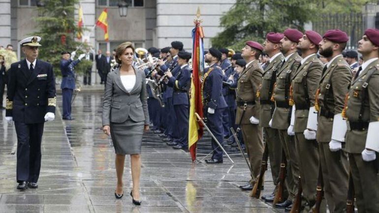 La exministra de Defensa, María Dolores de Cospedal.