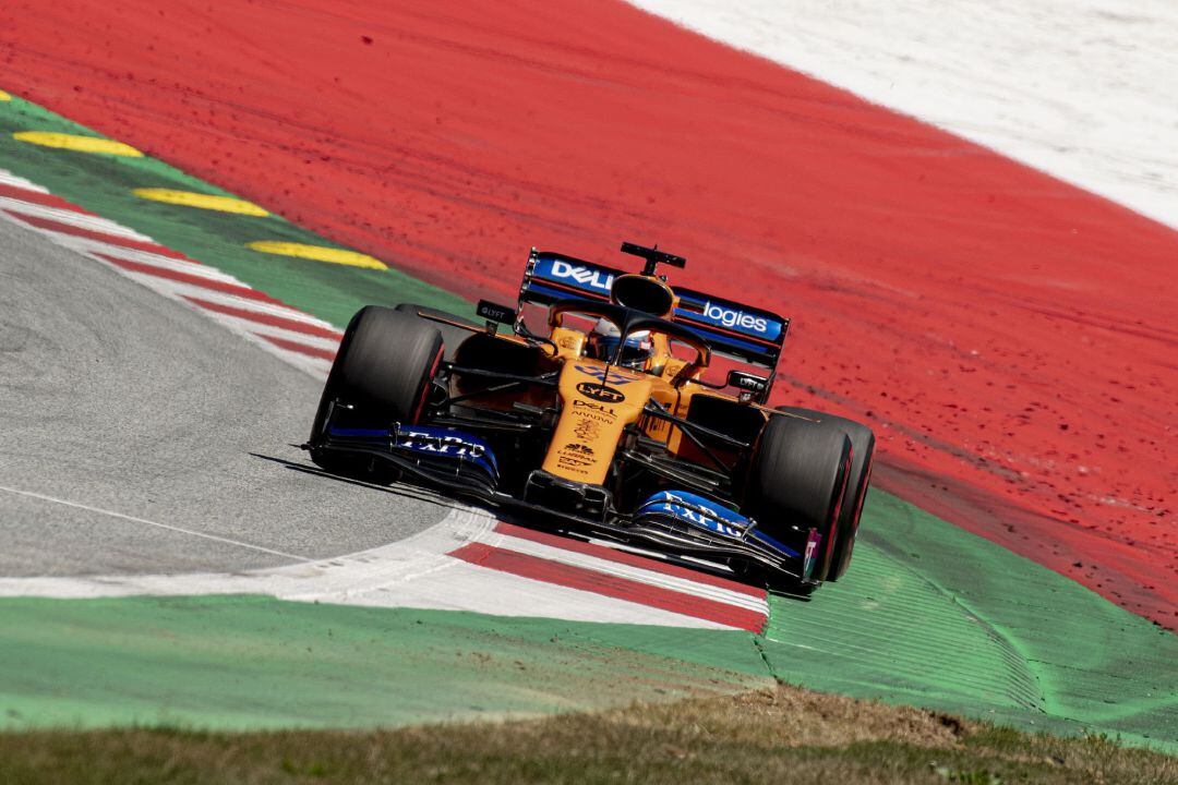 Carlos Sainz durante el GP de Austria.