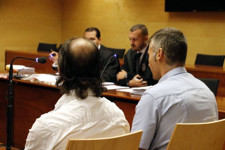 L'acusat durant el judici a l'Audiència de Girona