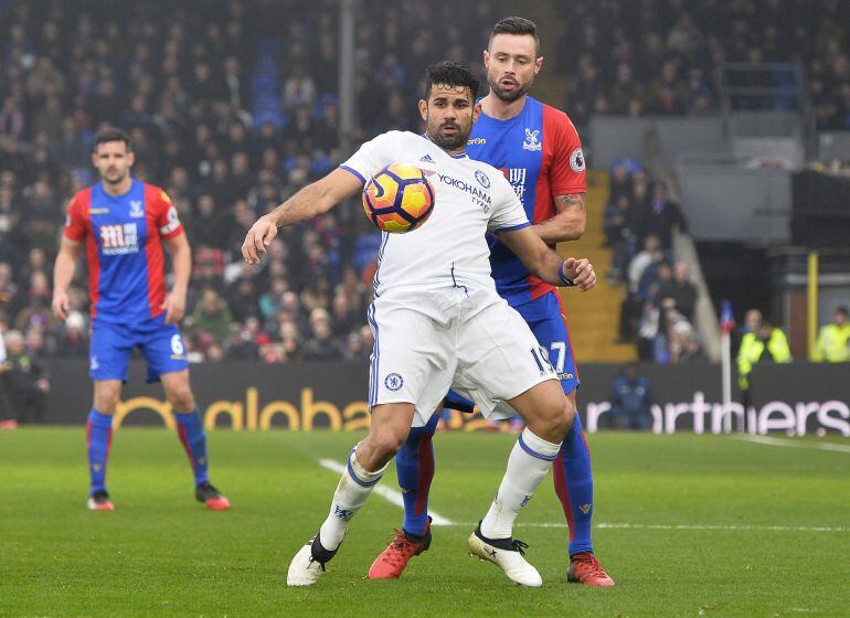 El delantero del Chelsea Diego Costa. 