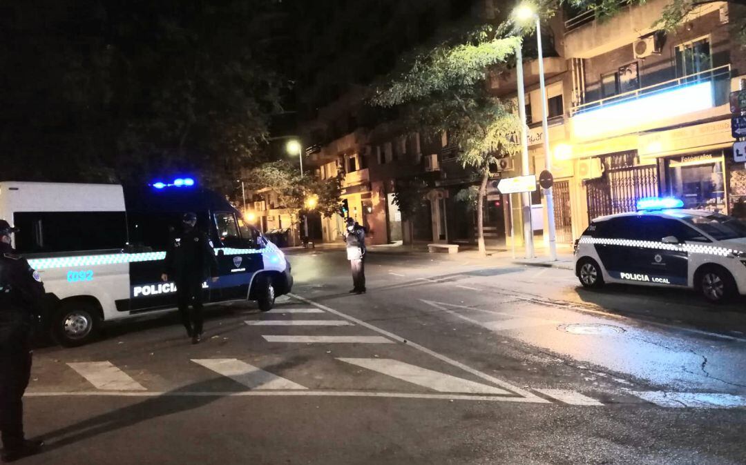 Controles del toque de queda la pasada noche en Puertollano