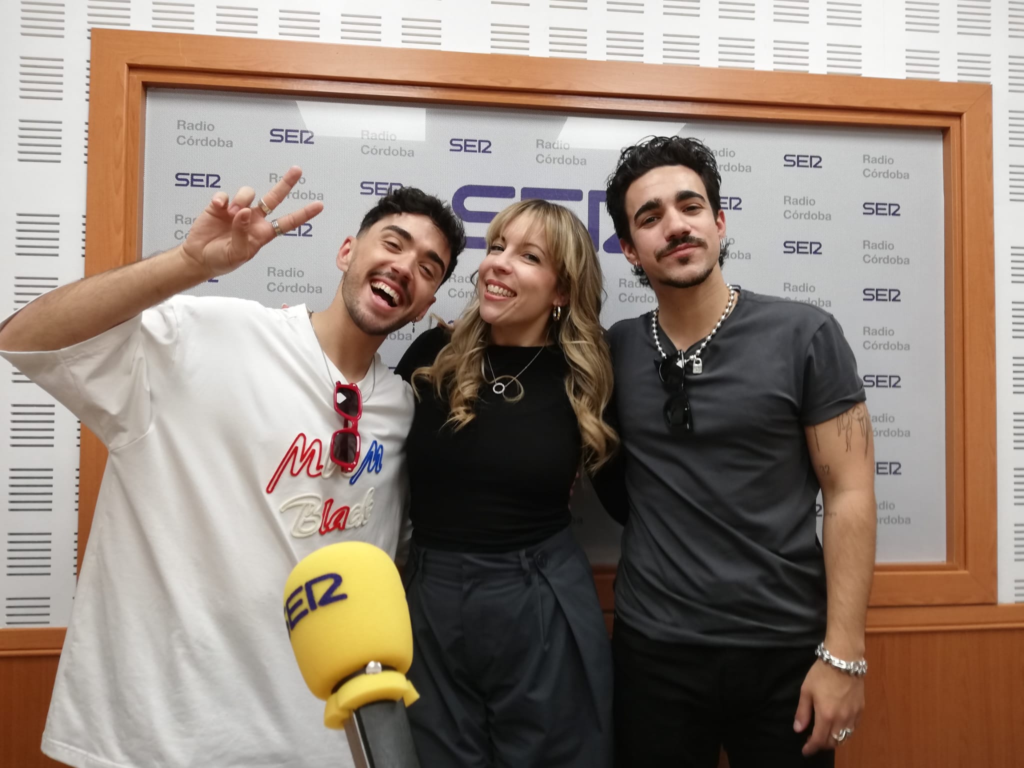 Alex Márquez, Patricia Imaz y Gonzalo Hermida en Radio Córdoba