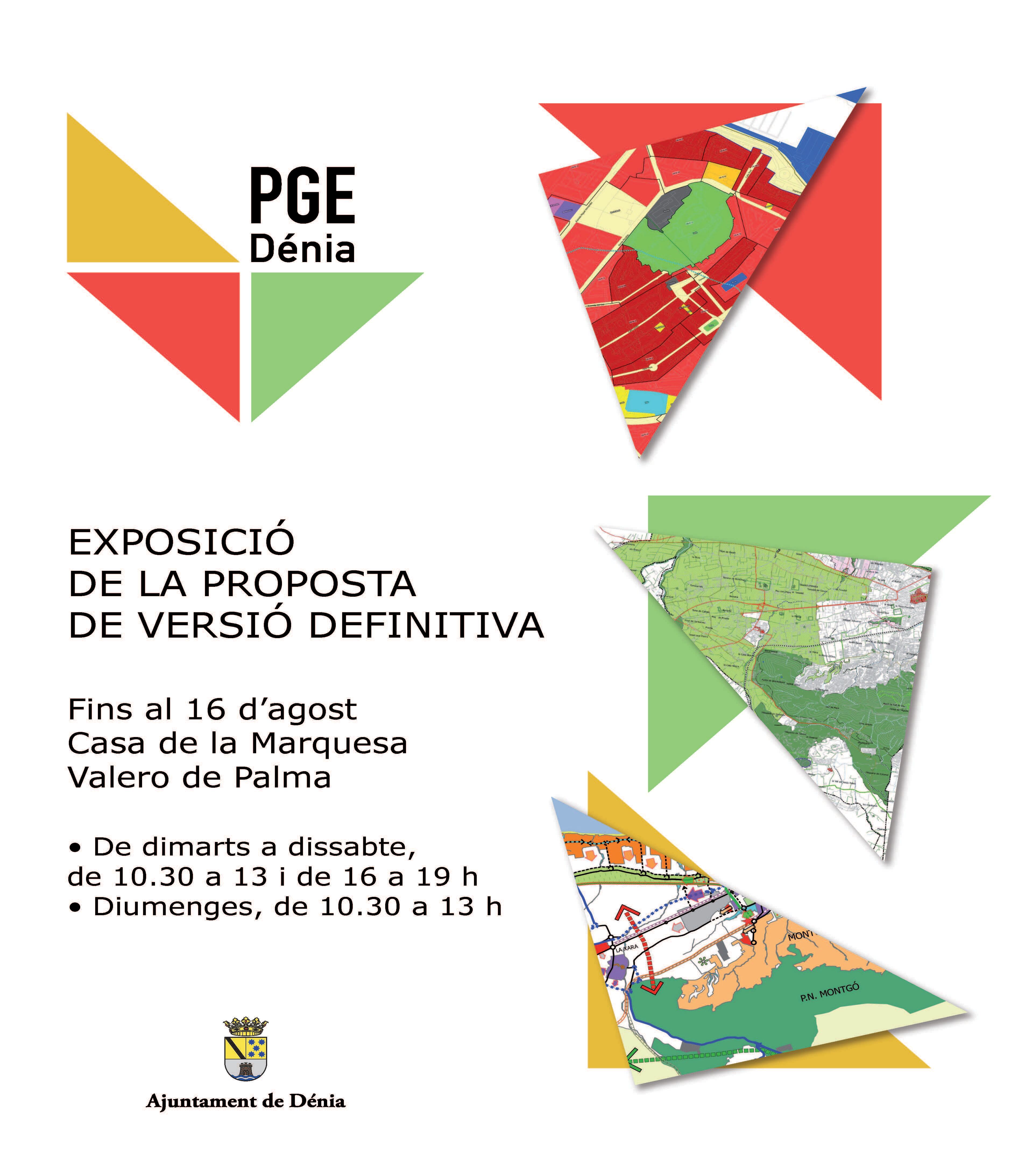 Cartel en exposición