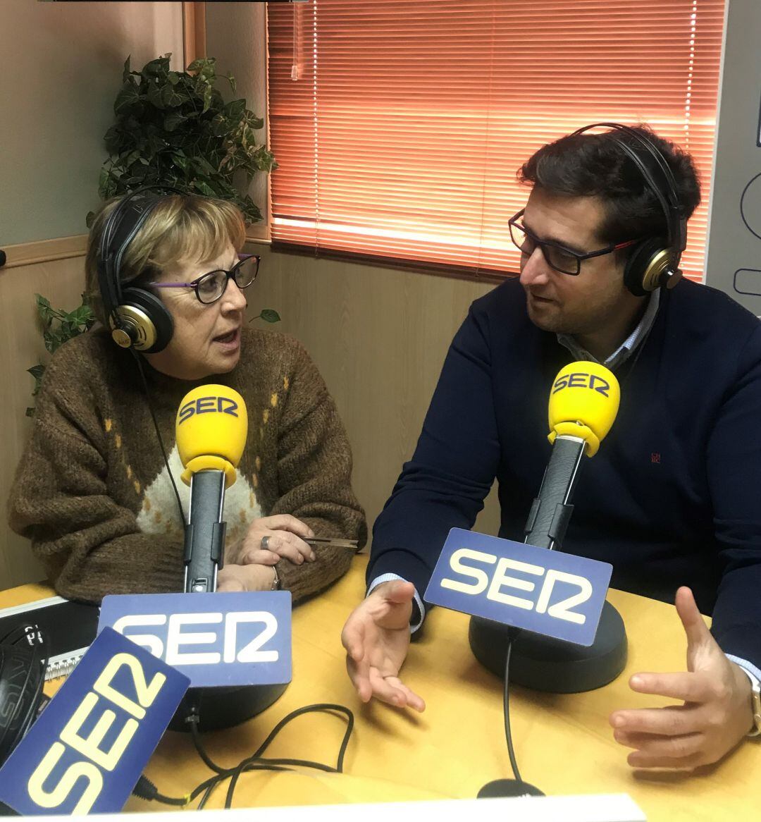 Los periodistas Elisa Blanco y Gustavo Muñana