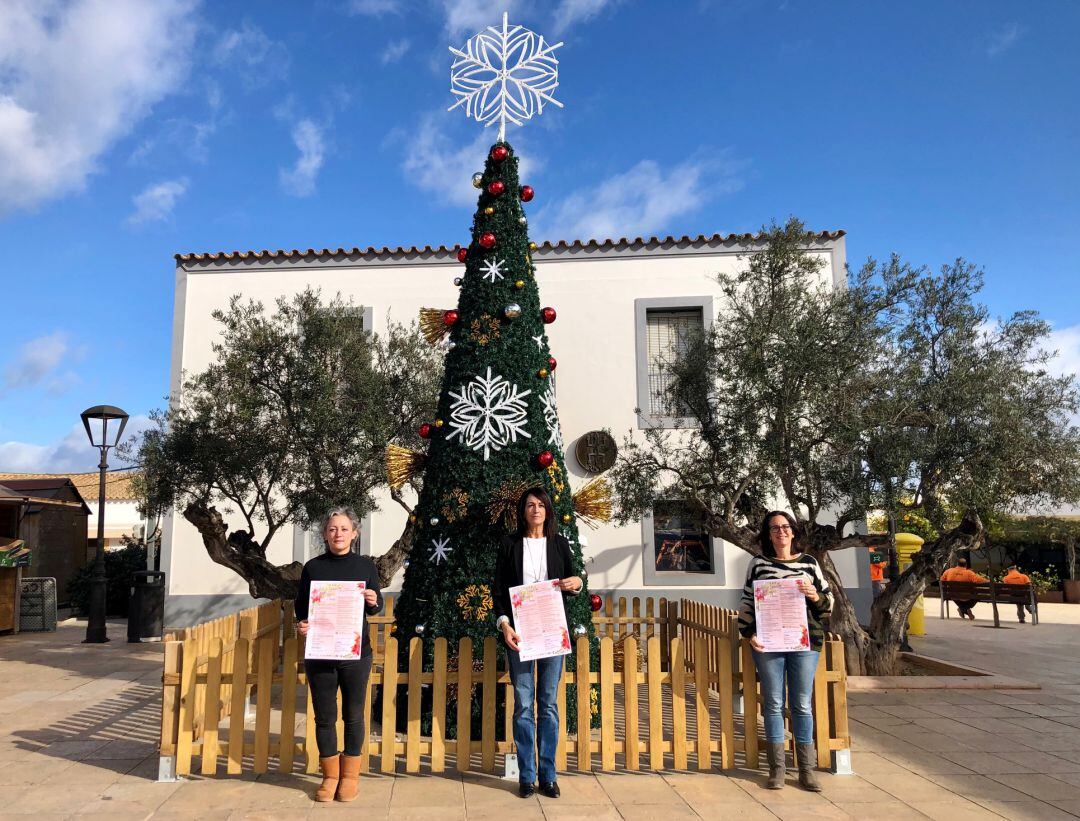 Imagen del nuevo árbol navideño en Formentera