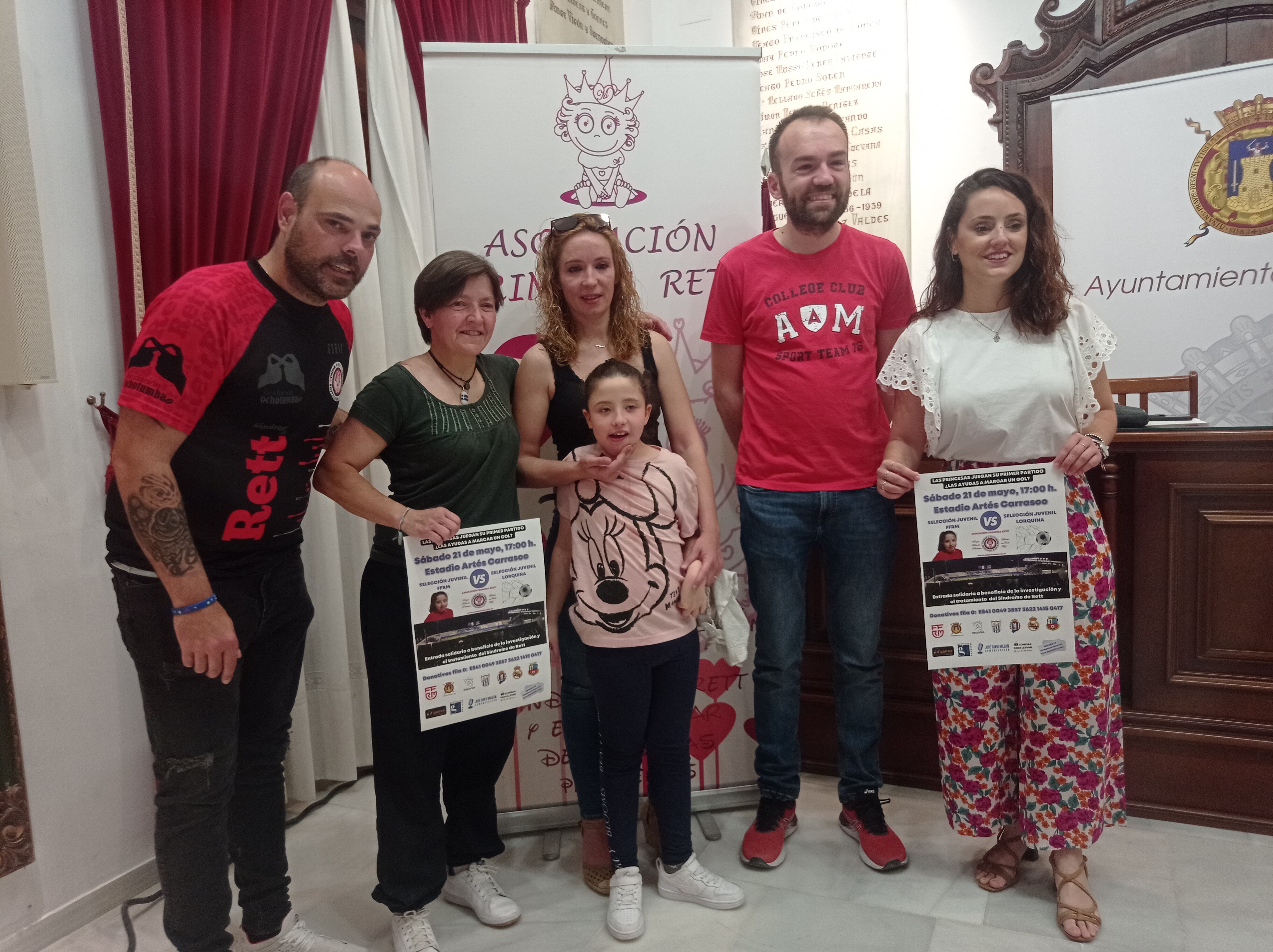 Partido de fútbol benéfico para recaudar fondos para el síndrome Rett