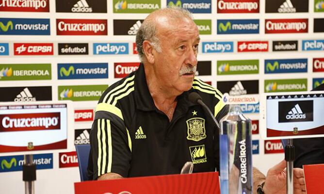 Del Bosque, en rueda de prensa