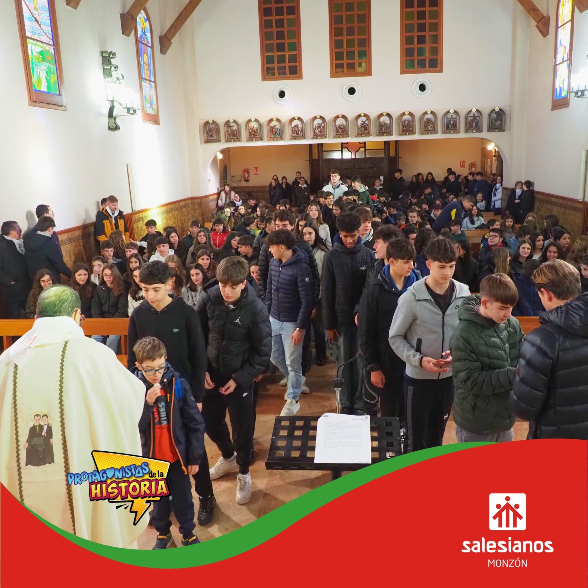 Salesianos Monzón celebró el Día de Don Bosco 