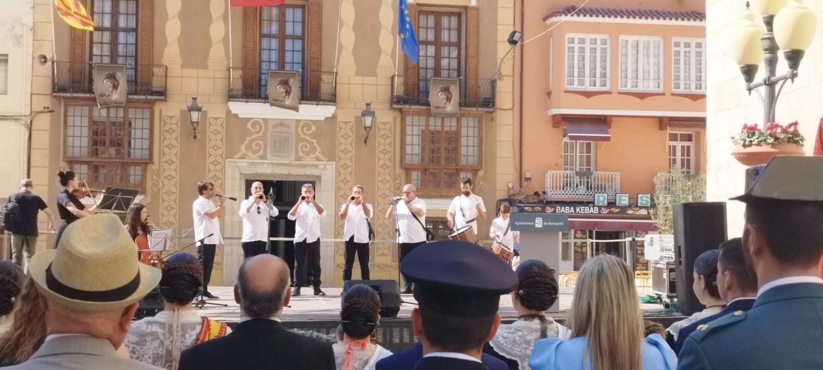 Puesta en escena de La Muixeranga que se interpretó el pasado lunes en Benicarló