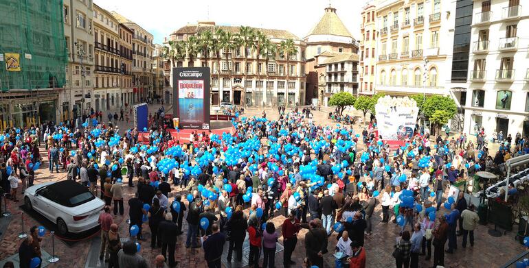 La manifestación contra el &quot;tarifazo&quot; del agua se inició en la Plaza de la Constitución (Málaga)