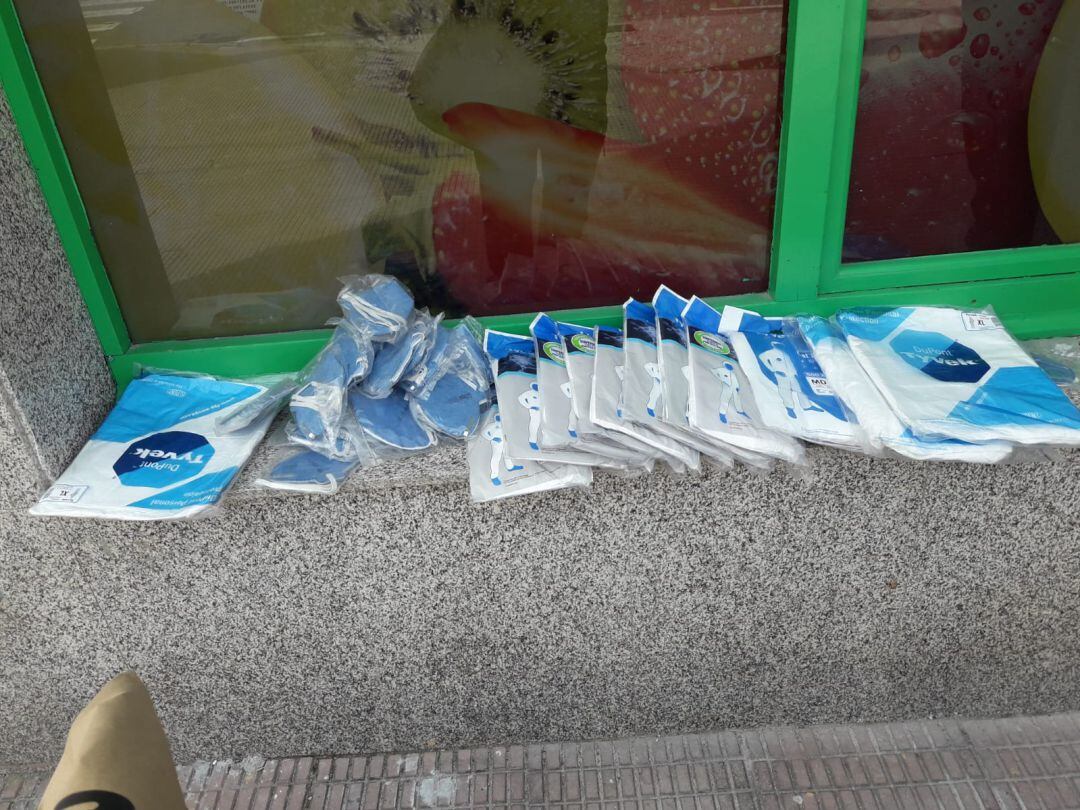 Parte del material donado en Villaseca de Laciana