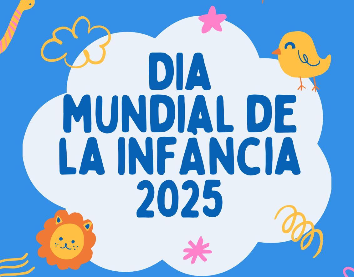 Cartel del Día Mundial de la Infancia en Gandia