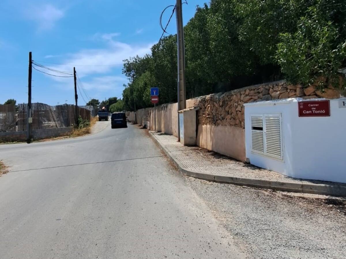 El Ayuntamiento de Ibiza comienza la reordenación del tráfico en el barrio de Can Fita
