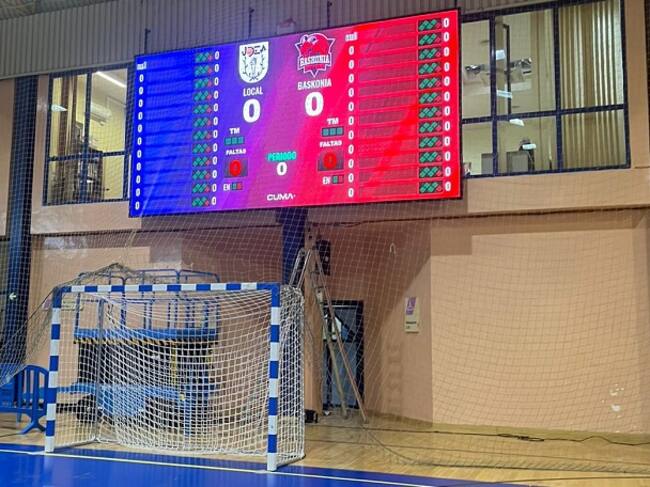 Marcadores instalados en el Juan Carlos Mateo