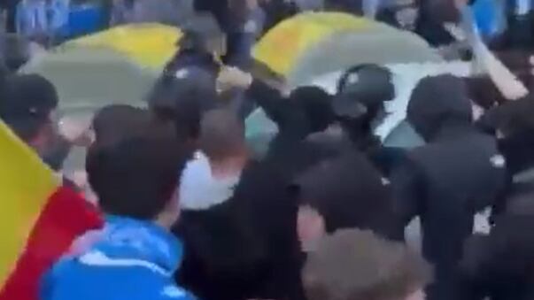 17 ferits a l&#039;atropellament als afores de l&#039;RCDE Stadium