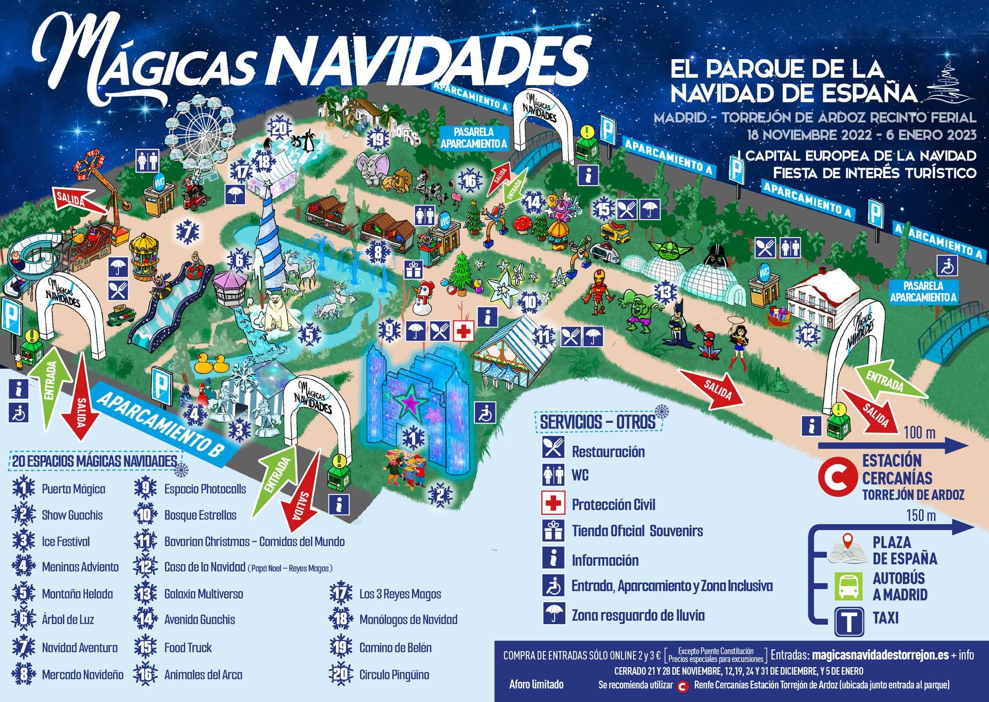 Mágicas Navidades en Torrejón (Madrid).