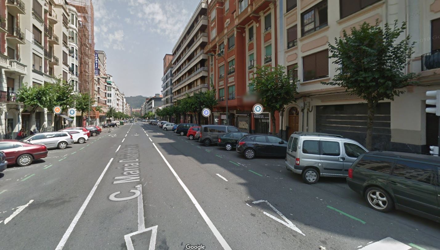 Calle María Díaz de Haro, en Bilbao