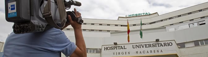 Hospital Universitario Virgen Macarena de Sevilla, donde está ingresado el torero José Ortega Cano