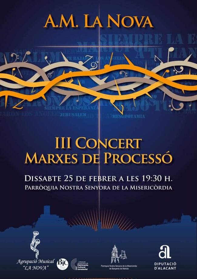 Cartel del concierto