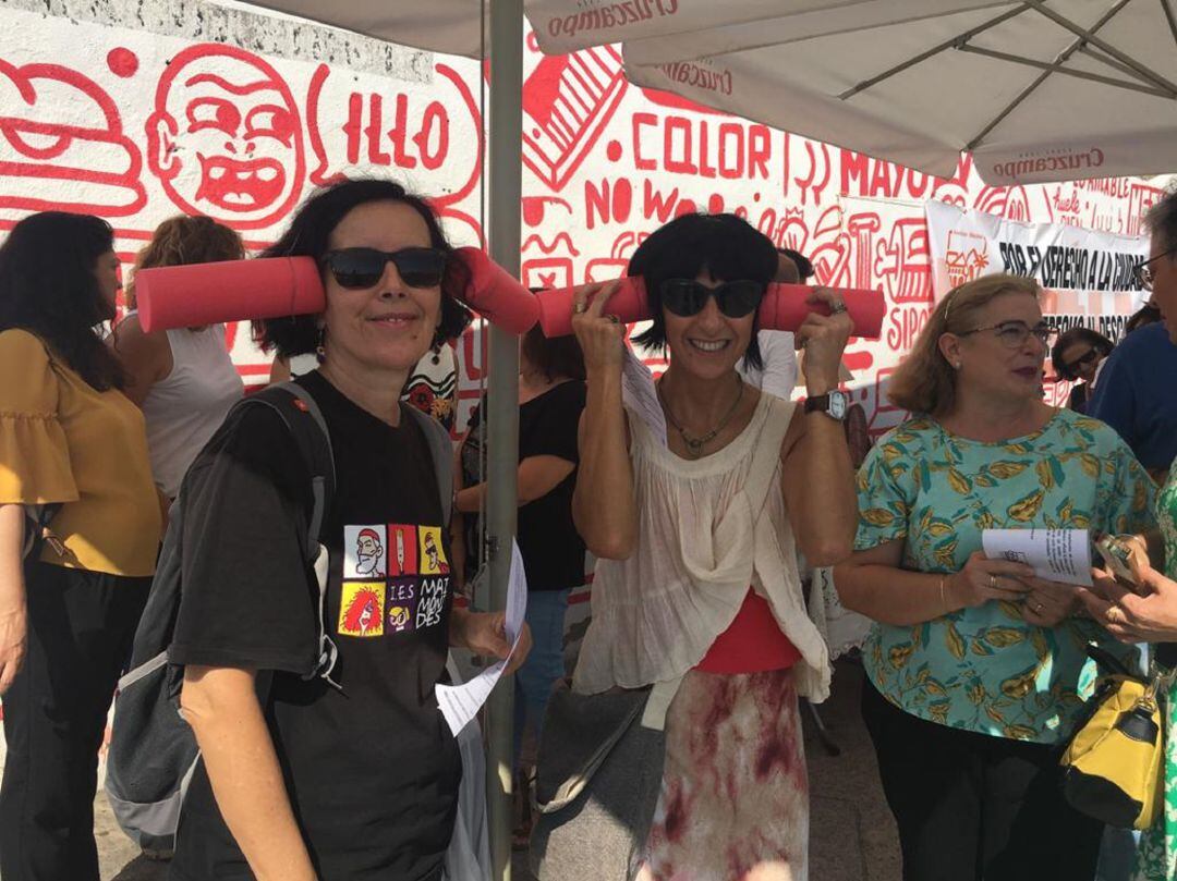 Protesta de los vecinos de la Axerquía contra el ruido