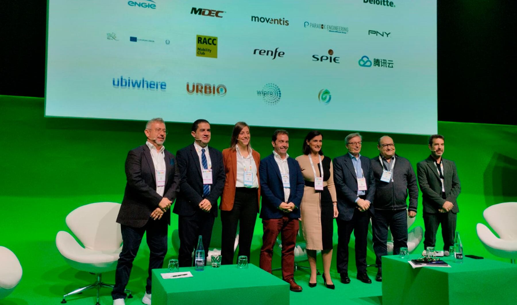 El alcalde de Alcoy, Toni Francés, en el congreso celebrado en Barcelona