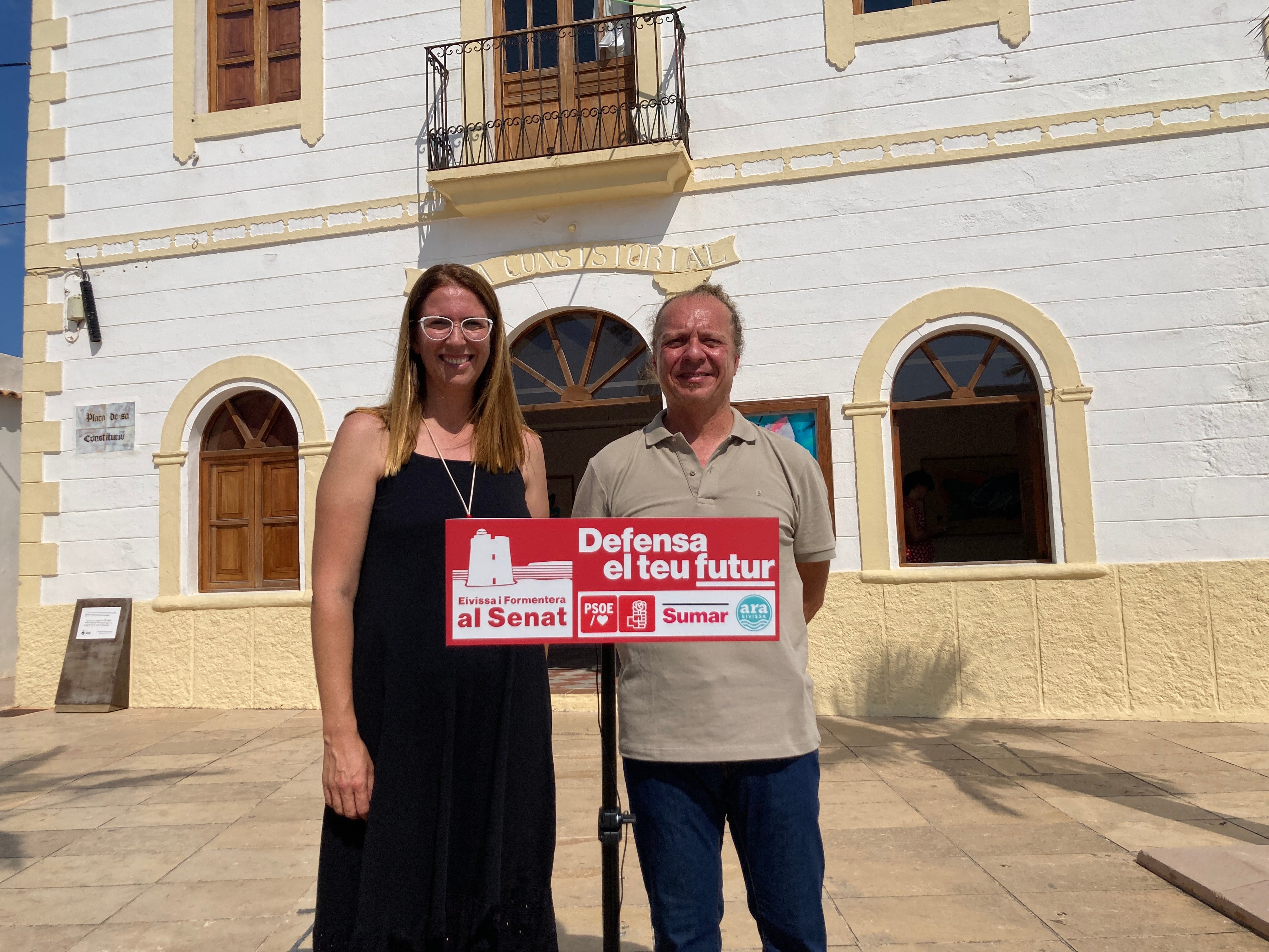 Ferrer y Massanet, los candidatos de la lista unitaria de la izquierda al Senado el 23J