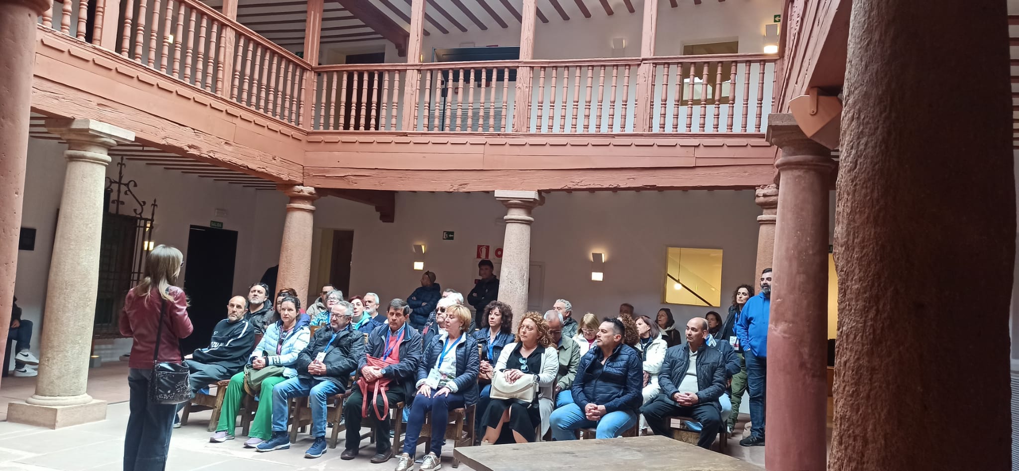 Turistas en el Museo del Hidalgo de Alcázar de San Juan