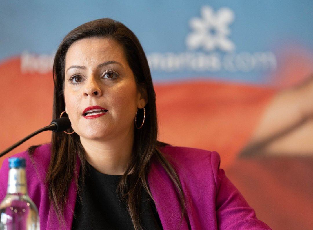 La consejera de Turismo de Canarias, Yaiza Castilla