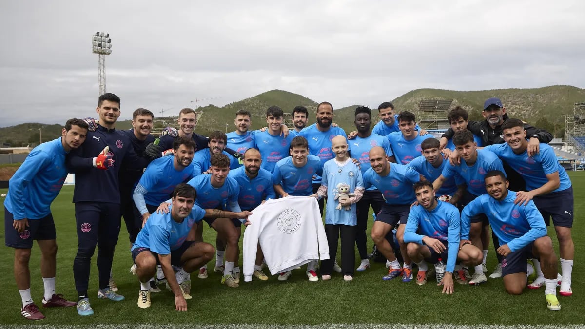 Imagen de su visita a Ibiza