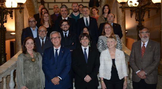 Fotografia de família de tots els regidors de l'Ajuntament de Tarragona.