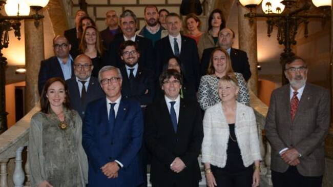 Fotografia de família de tots els regidors de l'Ajuntament de Tarragona.