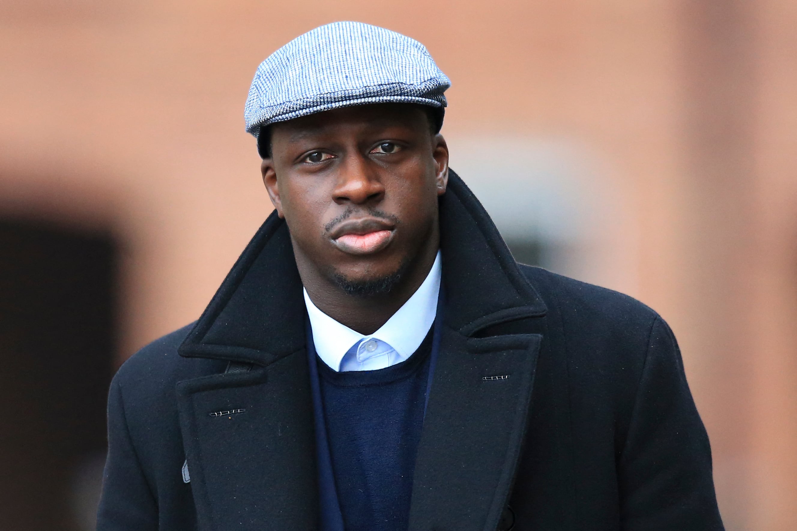 Benjamin Mendy en su llegada al Tribunal de Chester