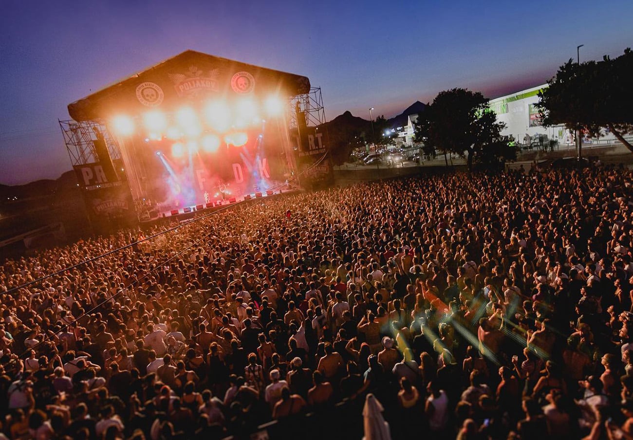 Imagen del festival Pirata Beach Fest en Gandia.